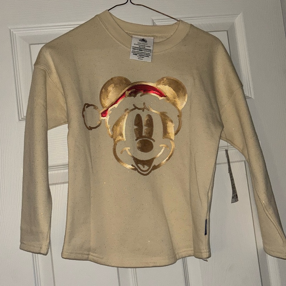 Kids Mickey Mouse Holiday Spirit Jersey Sweatshirt